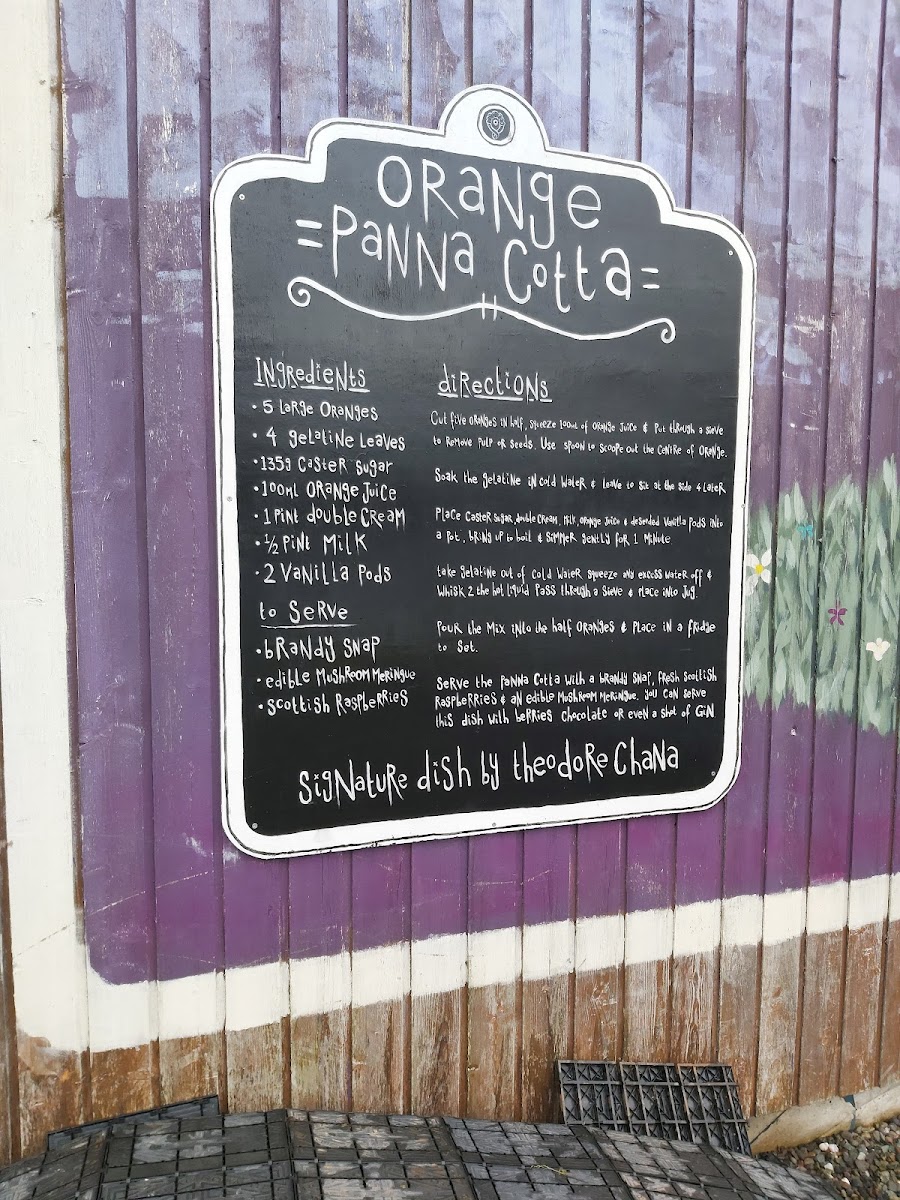 Menu Venachar Lochside Luxury Scottish Wedding Venue-10